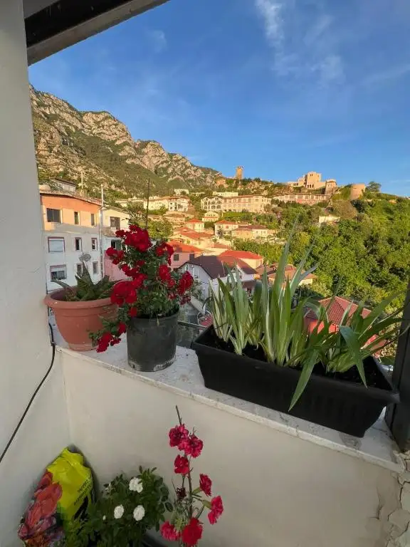Kruja sunset near the Castle